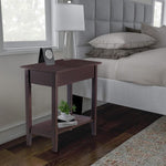 Load image into Gallery viewer, Roxy Flip Top Chairside Table - Hidden Storage with Drawer & Shelf - Espresso