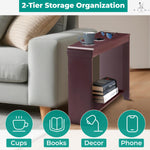 Load image into Gallery viewer, Jade Modern Nightstand - Charging Station with USB Ports & Outlets - Cherry