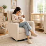 Load image into Gallery viewer, Tanya Power Swivel Glider Recliner with USB Port - Cream