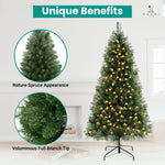 Load image into Gallery viewer, Natalie Pre-Lit Spruce Artificial Christmas Tree - 6 ft