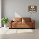 Load image into Gallery viewer, Freya Genuine Leather Oversized Loveseat