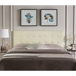 Load image into Gallery viewer, Jessenia Upholstered Headboard for Full Queen - Cream