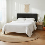 Load image into Gallery viewer, Jessenia Upholstered Headboard for Full Queen - Black