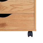 Load image into Gallery viewer, Debbie 7-Drawer Storage Cabinet with Wheels & Tabletop - Natural
