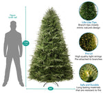 Load image into Gallery viewer, Camden Pre-Lit Christmas Tree with Warm Lights - 7.5 ft
