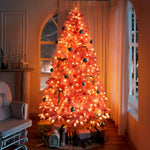 Load image into Gallery viewer, Martina Pink Pre-Lit Christmas Tree with Warm Lights - 6.5 ft