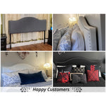 Load image into Gallery viewer, Catalina Upholstered Nailhead Headboard for Full Queen - White