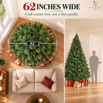 Load image into Gallery viewer, Vail Traditional Prelit Pine Cone Christmas Tree - 9 ft