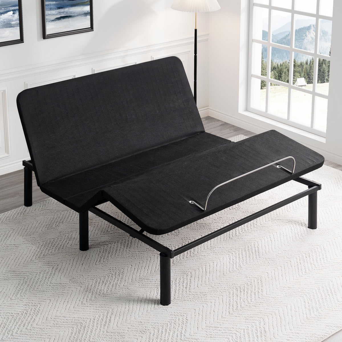 Serenity adjustable bed base with zero gravity & usb queen