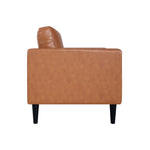 Load image into Gallery viewer, Marisa Genuine Leather Mid-Century Accent Chair