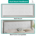 Load image into Gallery viewer, Jessenia Upholstered Headboard for Full Queen - White