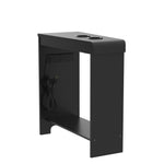 Load image into Gallery viewer, Jade Modern Nightstand - Charging Station with USB Ports & Outlets - Black