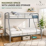 Load image into Gallery viewer, Hollywood Metal Bunk Bed - Gray