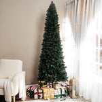 Load image into Gallery viewer, Belen Slim Pencil Pre-Lit Christmas Tree - 6.5 ft