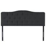 Load image into Gallery viewer, Cassandra Adjustable Upholstered Headboard for Full Queen - Black