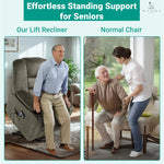 Load image into Gallery viewer, Doris Power Lift Recliner with Massage & Heat - Gray
