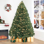 Load image into Gallery viewer, Prague Pre-Lit Artificial Spruce Christmas Tree - 6.5 ft