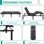 Load image into Gallery viewer, Serenity Adjustable Bed Base with Zero Gravity & USB - Twin XL