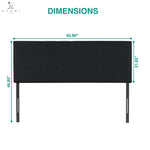 Load image into Gallery viewer, Jessenia Upholstered Headboard for Full Queen - Black