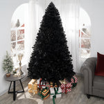Load image into Gallery viewer, Dakota Black Pre-Lit Christmas Tree with Warm Lights - 7.5 ft