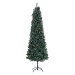 Load image into Gallery viewer, Belen Slim Pencil Pre-Lit Christmas Tree - 6.5 ft