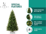 Load image into Gallery viewer, Traditional Pre-Lit Fir Christmas Tree - 6.5 ft