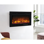 Load image into Gallery viewer, Alice Wall-Mount Electric Fireplace with 12 Flame Colors - 30 in