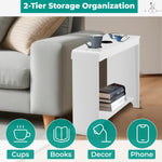 Load image into Gallery viewer, Jade Modern Nightstand - Charging Station with USB Ports & Outlets - White