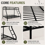 Load image into Gallery viewer, Hollywood Metal Bunk Bed - Black