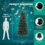Load image into Gallery viewer, Belen Slim Pencil Pre-Lit Christmas Tree - 9 ft