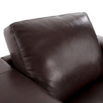 Load image into Gallery viewer, Freya Genuine Leather Oversized 3-Seater Sofa - Espresso
