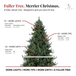 Load image into Gallery viewer, Kinsley Pre-Lit Artificial Christmas Tree with Lights - 9 ft