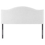 Load image into Gallery viewer, Catalina Upholstered Nailhead Headboard for Full Queen - White