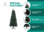 Load image into Gallery viewer, Belen Slim Pencil Pre-Lit Christmas Tree - 6.5 ft