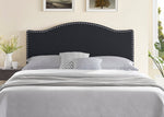 Load image into Gallery viewer, Catalina Upholstered Nailhead Headboard for Full Queen - Black