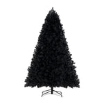 Load image into Gallery viewer, Dakota Black Pre-Lit Christmas Tree with Warm Lights - 6.5 ft