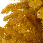Load image into Gallery viewer, Maria Golden Pre-Lit Christmas Tree - 7.5 ft