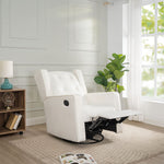 Load image into Gallery viewer, Odelia Swivel Rocker Recliner with Adjustable Footrest - Gray