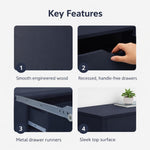 Load image into Gallery viewer, Bianca 9-Drawer Vertical Storage Cabinet with Tabletop - Black