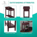 Load image into Gallery viewer, Roxy Flip Top Chairside Table - Hidden Storage with Drawer & Shelf - Cherry