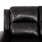 Load image into Gallery viewer, Katie Faux Leather 3-Seater Manual Recliner Sofa - Espresso