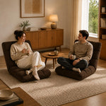 Load image into Gallery viewer, Desmond Adjustable Floor Chair with 14 Reclining Positions - Espresso