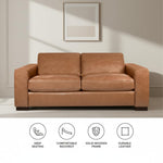 Load image into Gallery viewer, Freya Genuine Leather Oversized Loveseat