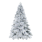 Load image into Gallery viewer, Brittany 7.5ft Artificial Prelit Snow Flocked Christmas Tree