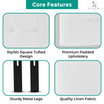 Load image into Gallery viewer, Jessenia Upholstered Headboard for Full Queen - White
