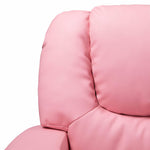 Load image into Gallery viewer, Suri Push Back Kids Recliner with Footrest & Cup Holders - Pink / Pvc