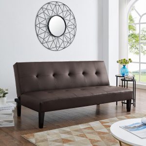 5 step guide to buying a sofa online; Naomi Home Button Tufted Futon Sofa Bed