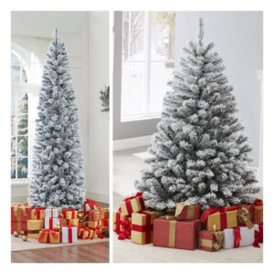 Artificial Christmas Tree To Create Lifelong Memories; Naomi Home Snow Frosted Christmas Tree