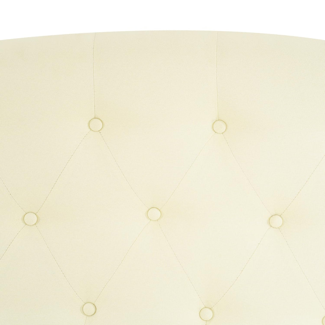 Cassandra Adjustable Upholstered Headboard for Full Queen - Cream