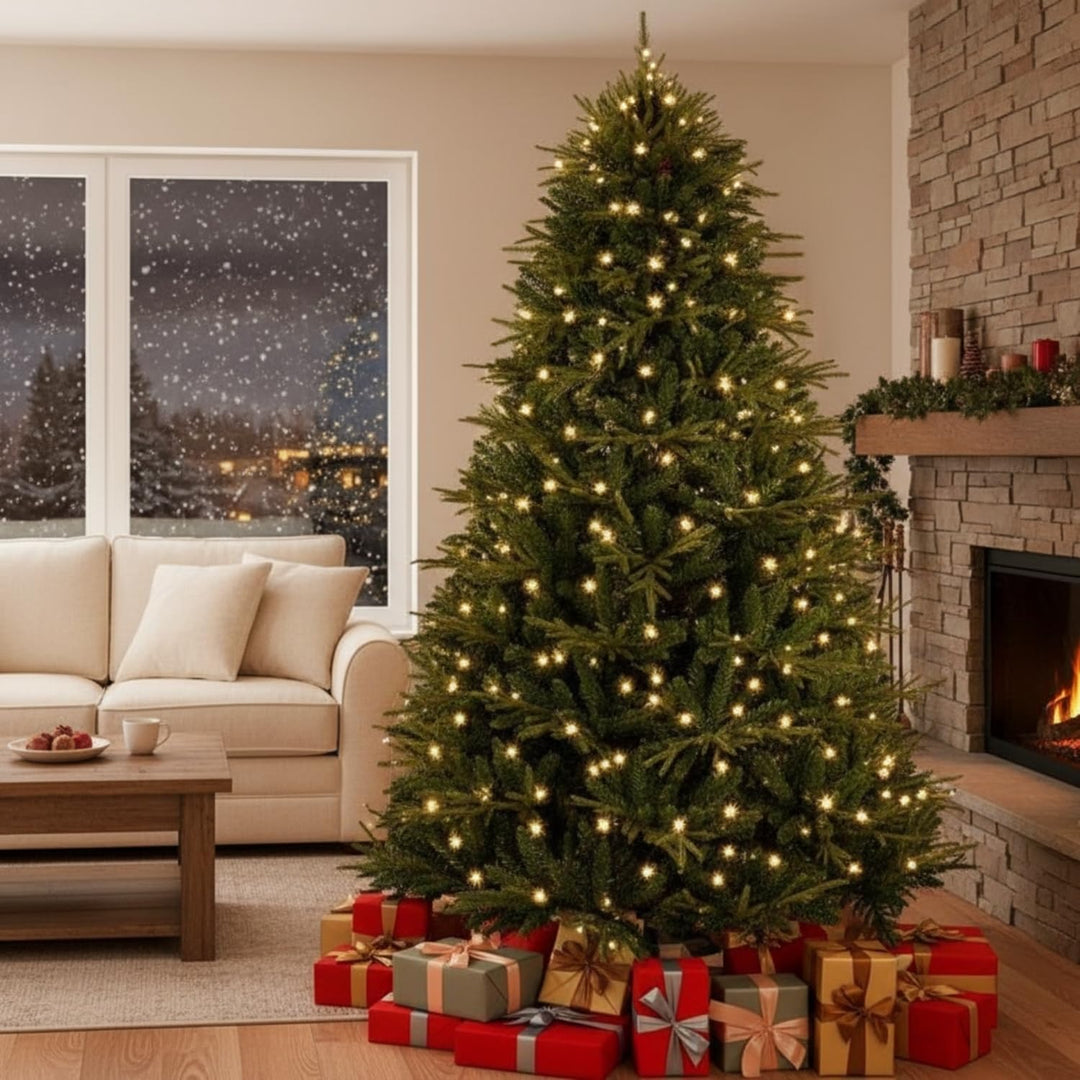 Camden Pre-Lit Christmas Tree with Warm Lights - 6.5 ft